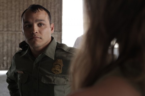Marfa Girl Jimmy Gonzales as Hispanic border officer Oscar
