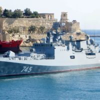 Is the Admiral Grigorovich a threat to USS Porter and USS Cole?
