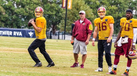 Kirk-Cousins-Colt-McCoy-Robert-Griffin-III-training-camp-2015