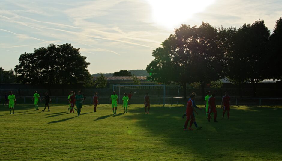 Sun sets on an exciting exhibition game