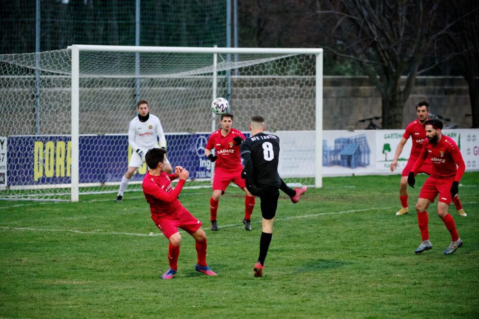 Rastislav Kruzliak fires on Kittsee goal