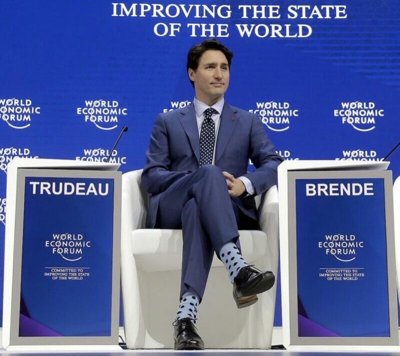 Justin trudeau at davos