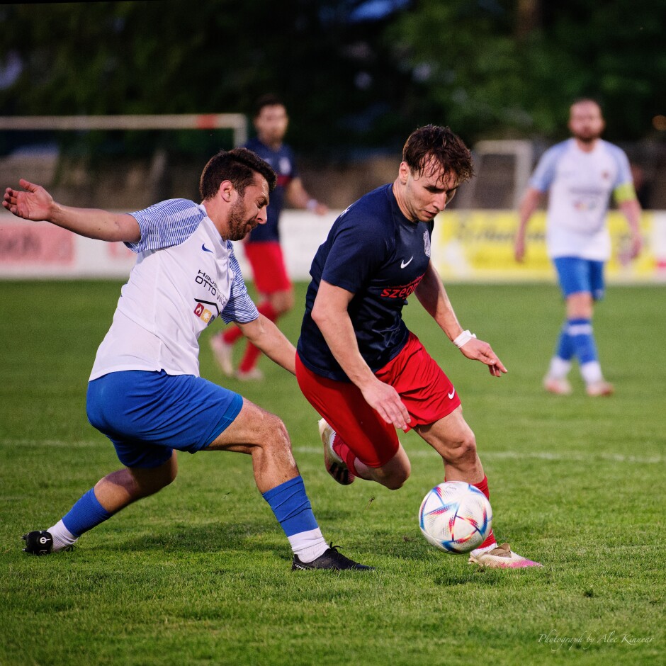 Michal Slezak attempts to run past Patrick Dietmann: Subject: Patrick Dietmann;Michal Slezak