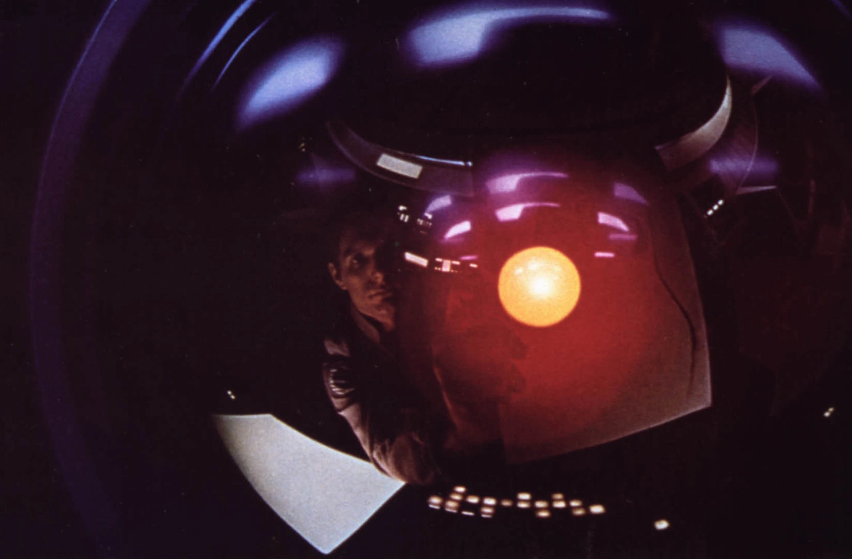 Camera eye of HAL from 2001 A Space Odyssey