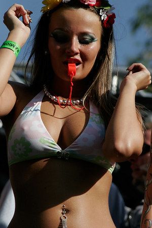 Beautiful Hungarian Women at the Budapest Parade