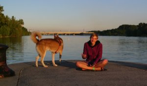 Liz-And-Yukon-On-The-Donau